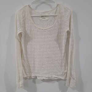 Y2K Arizona Womens Top Size Medium Floral Lace Mesh Western Cowgirl‎ Boho